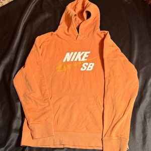Nike SB Orange Hoodie for Men